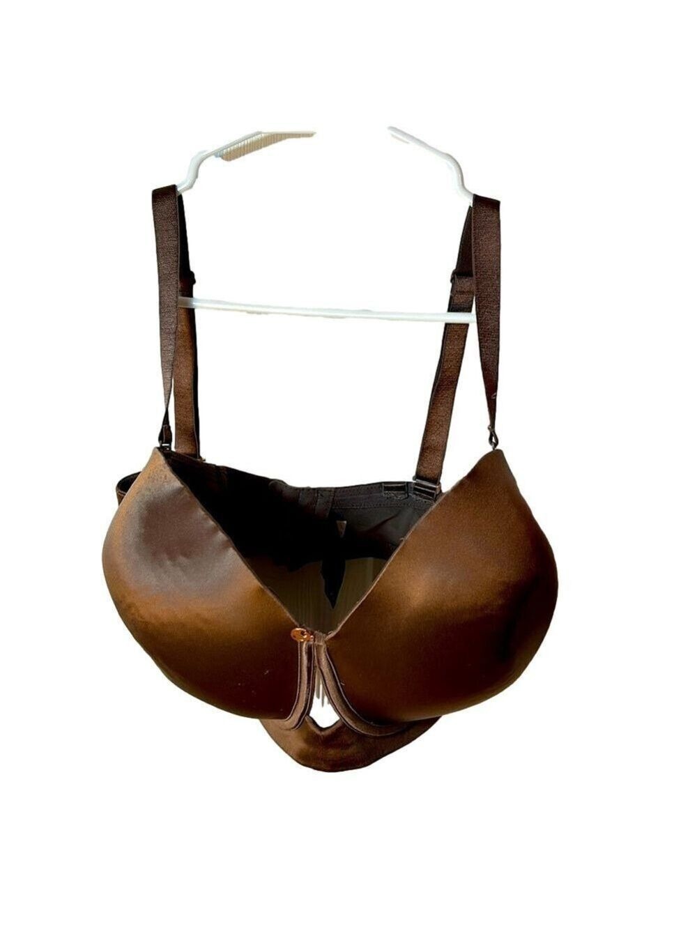 Ashley Graham Padded Brown Bra Underwire Size 40G